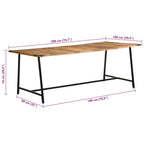 Esstisch 200x100x75 cm Massivholz Mango