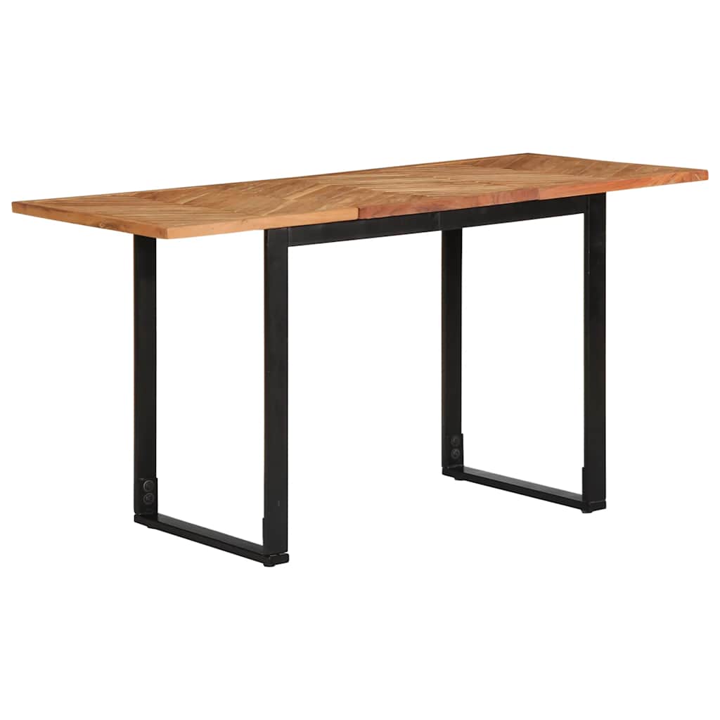 Esstisch 140x70x75 cm Massivholz Akazie