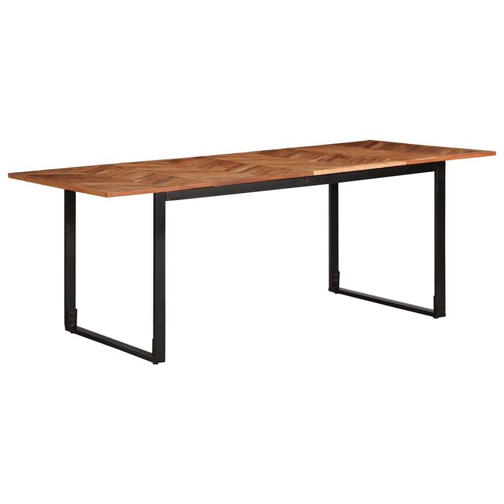 Esstisch 200x100x75 cm Massivholz Akazie