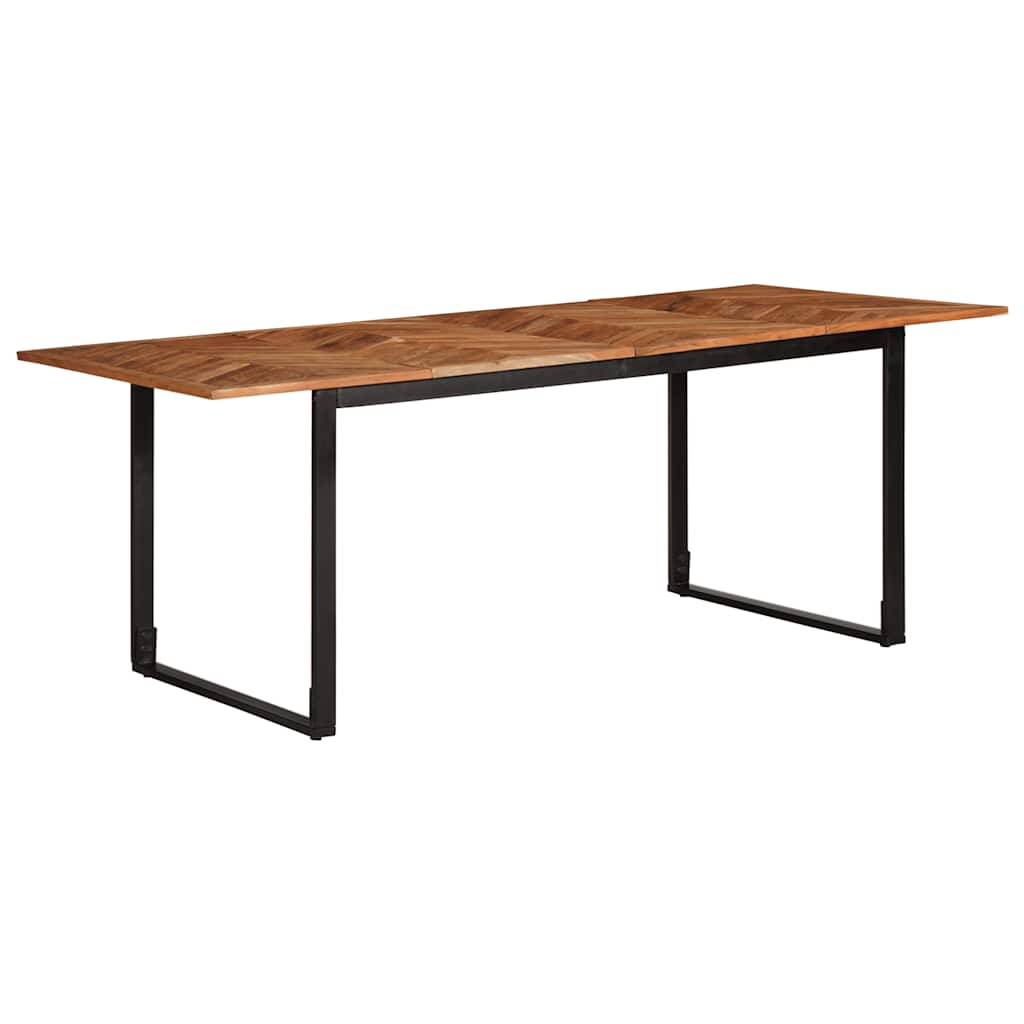 Esstisch 200x100x75 cm Massivholz Akazie
