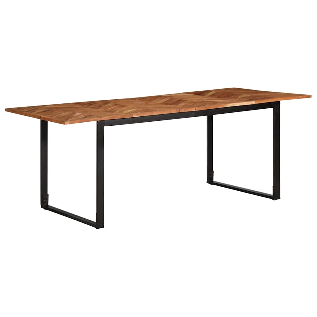 Esstisch 200x100x75 cm Massivholz Akazie