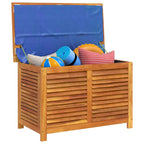 Gartenbox mit Lüftungsschlitzen 90x50x56 cm Massivholz Akazie
