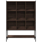 Bücherregal Braun Eichen-Optik 102x30x141,5 cm Holzwerkstoff