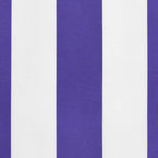 Markisenvolant Blau und Weiß Gestreift 4 m