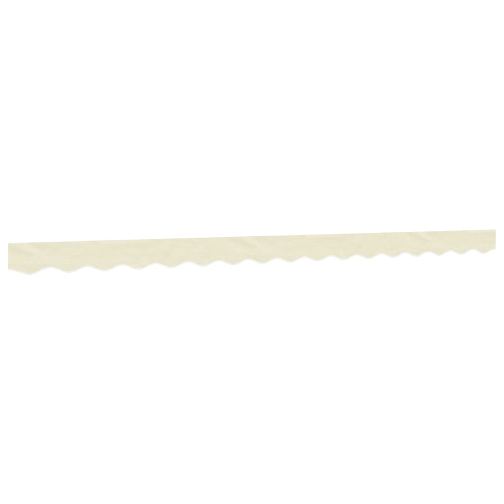 Markisenvolant Creme Gestreift 4 m