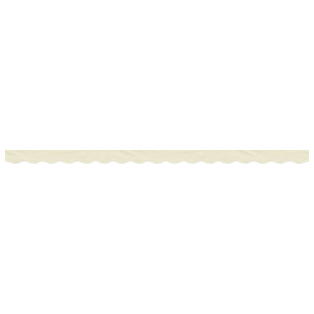 Markisenvolant Creme Gestreift 4 m