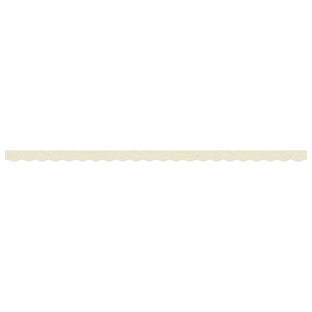 Markisenvolant Creme Gestreift 5 m