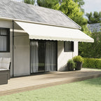 Markisenvolant Creme Gestreift 5 m