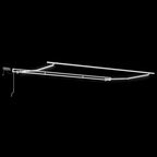 Markise Manuell mit LED Weinrot 500x300 cm