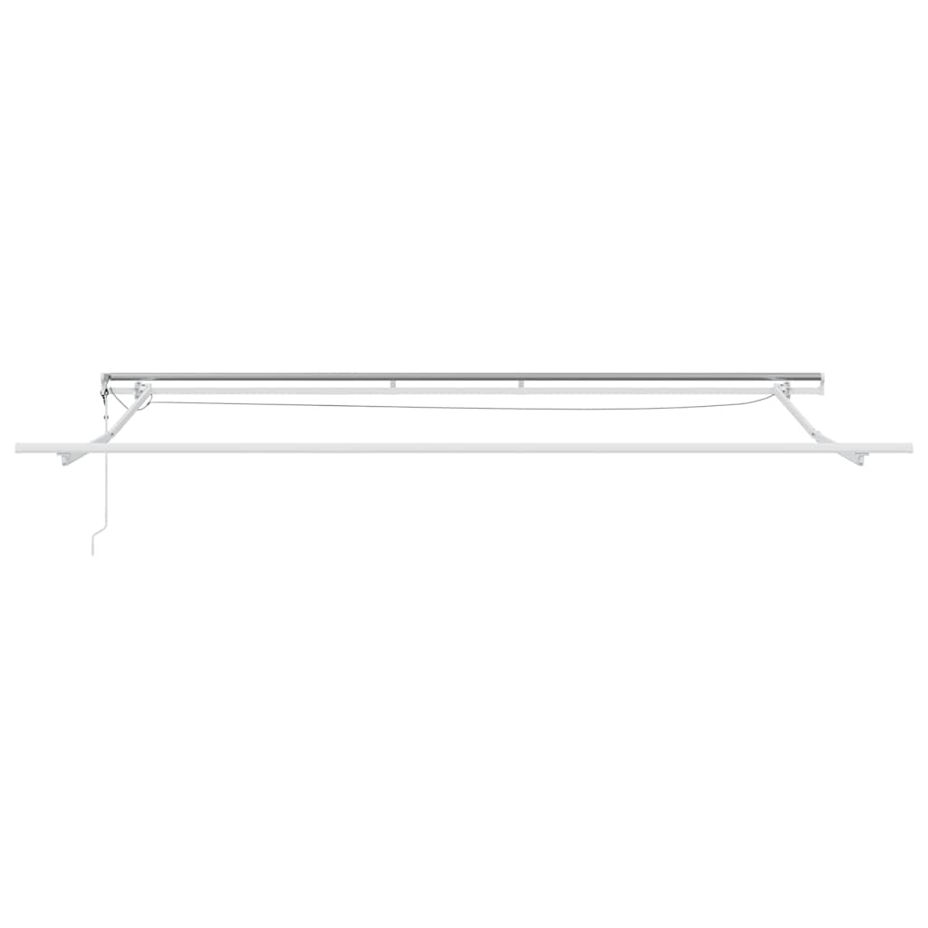 Markise Automatisch mit LED Weinrot 500x300 cm