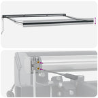 Markise Automatisch Braun 450x300 cm