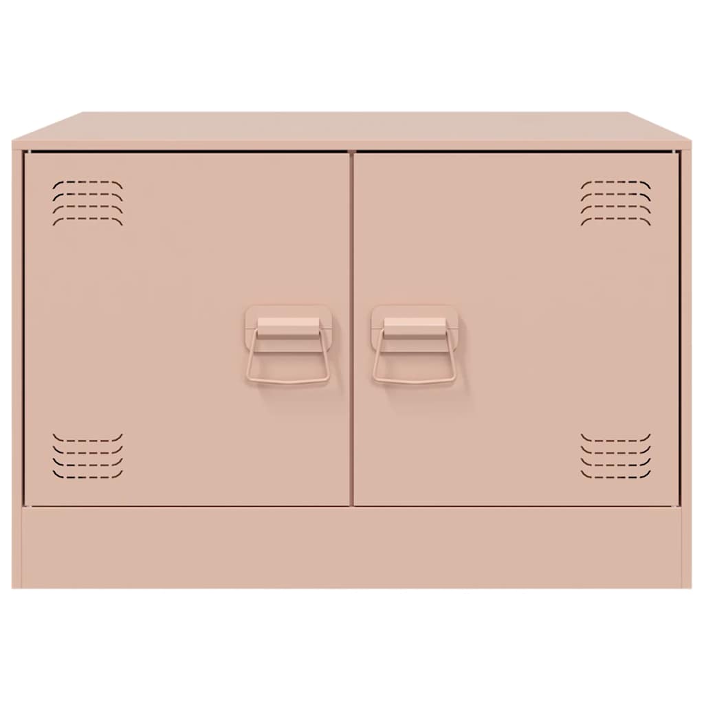 Couchtisch Rosa 67x50x44 cm Stahl