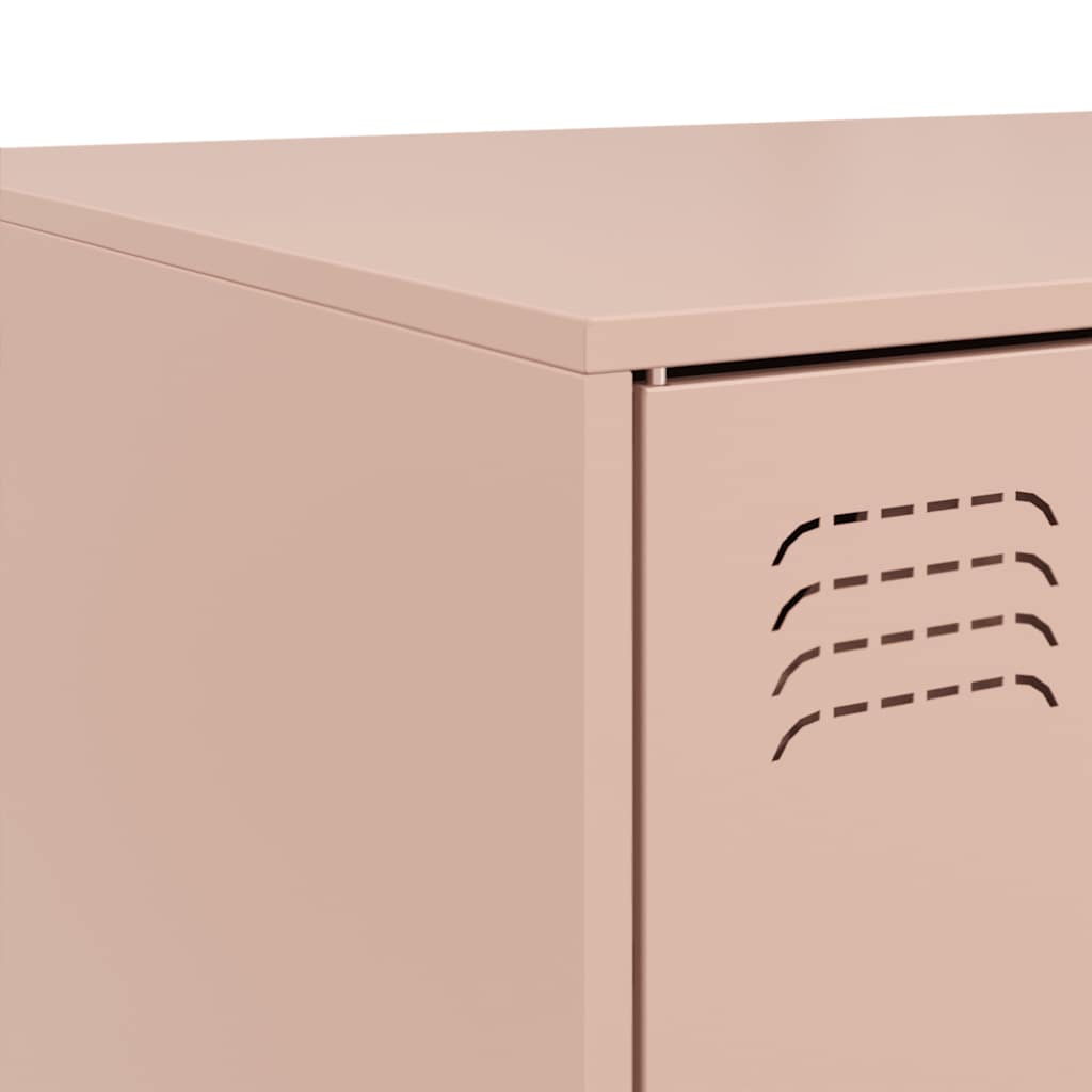 Couchtisch Rosa 67x50x44 cm Stahl