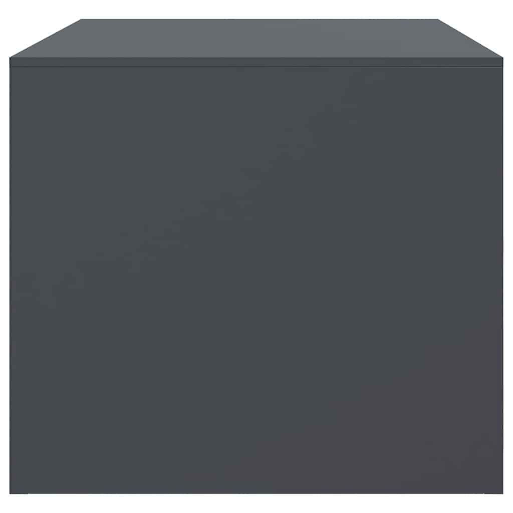 Couchtisch Anthrazit 67x50x44 cm Stahl