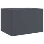 Couchtisch Anthrazit 67x50x44 cm Stahl