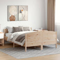 Massivholzbett ohne Matratze 140x190 cm Kiefernholz
