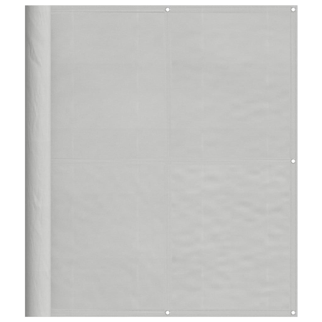 Balkon-Sichtschutz Hellgrau 120x700 cm 100 % Polyester-Oxford