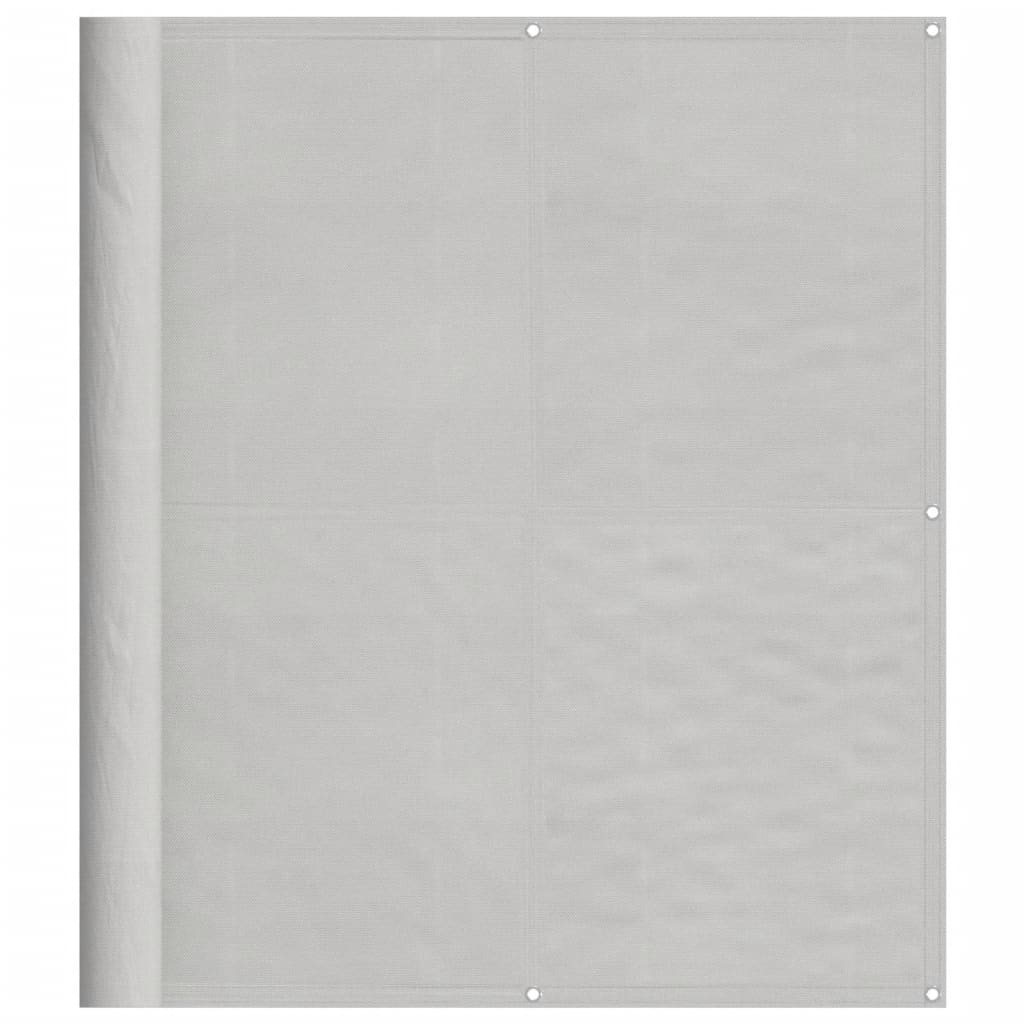 Balkon-Sichtschutz Hellgrau 120x800 cm 100 % Polyester-Oxford