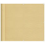 Balkonsichtschutz Sandfarben 90x300 cm 100 % Polyester-Oxford