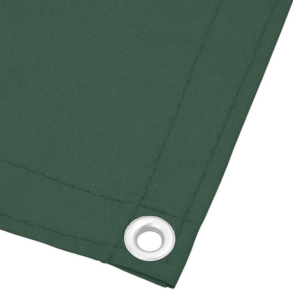 Balkon-Sichtschutz Dunkelgrün 75x700 cm 100 % Polyester-Oxford