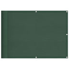 Balkon-Sichtschutz Dunkelgrün 75x800 cm 100 % Polyester-Oxford