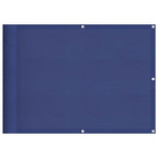 Balkon-Sichtschutz Blau 75x800 cm 100 % Polyester-Oxford
