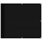 Balkon-Sichtschutz Schwarz 90x800 cm 100 % Polyester-Oxford
