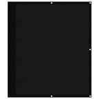 Balkon-Sichtschutz Schwarz 120x1000 cm 100 % Polyester-Oxford