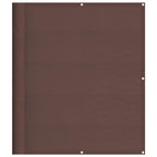 Balkon-Sichtschutz Braun 120x700 cm 100 % Polyester-Oxford