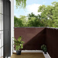 Balkon-Sichtschutz Braun 120x700 cm 100 % Polyester-Oxford