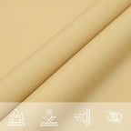 Sonnensegel Sandfarbe 8x5 m 100% Polyester Oxford