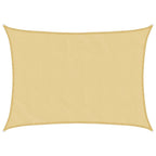 Sonnensegel Sandfarbe 8x6 m 100% Polyester Oxford