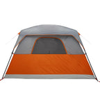 Campingzelt 4 Personen Orange Wasserdicht