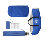 Partyzelt Blau Wasserdicht
