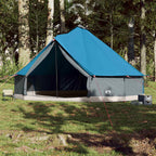 Tipi-Familienzelt 12 Personen Blau Wasserdicht