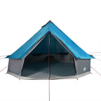 Tipi-Familienzelt 10 Personen Blau Wasserdicht