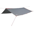 Tarp Grau und Orange 360x294 cm Wasserdicht