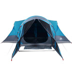 Tipi-Familienzelt 8 Personen Blau Wasserdicht