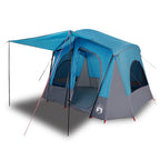 Campingzelt 5 Personen Blau Wasserdicht