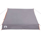 Campingzelt A-Form 2 Personen Grau Wasserdicht