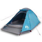 Kuppel-Campingzelt 4 Personen Blau Wasserdicht