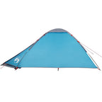 Kuppel-Campingzelt 4 Personen Blau Wasserdicht