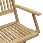 Gartenstühle 4 Stk. Klappbar 54x61x88 cm Massivholz Akazie