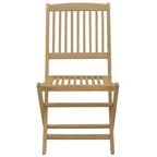 Gartenstühle 2 Stk. Klappbar 44x50x88 cm Massivholz Akazie