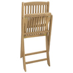 Gartenstühle 2 Stk. Klappbar 44x50x88 cm Massivholz Akazie