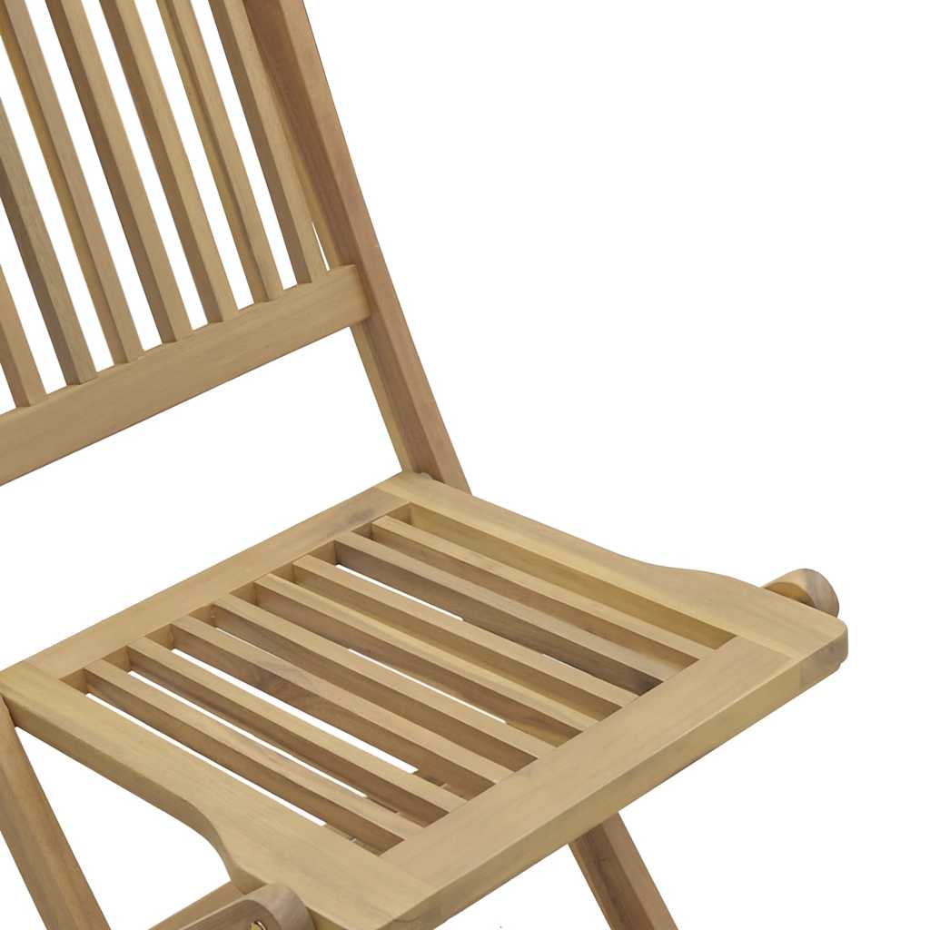 Gartenstühle 2 Stk. Klappbar 44x50x88 cm Massivholz Akazie