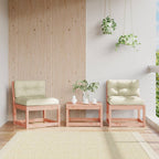 Gartensofas mit Kissen 2 Stk. Massivholz Douglasie