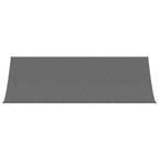 Markise Einziehbar Anthrazit 350x150 cm Stoff und Stahl