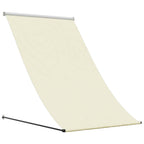 Markise Einziehbar Creme 100x150 cm Stoff und Stahl
