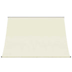 Markise Einziehbar Creme 250x150 cm Stoff und Stahl